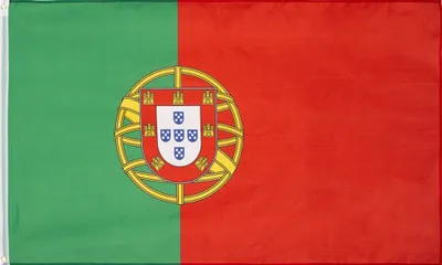 Produktbild von MUWO "Nations Together" | Portugal Flagge | 150×90 cm | Verstärktes Besatzband | Doppelt gesäumte Ränder | MW-68