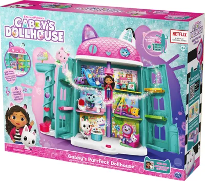 Obrázek produktu pro Gabby's Dollhouse 6060414, 3 rok/roky, Podpora zvukových efektů, Nutné baterie