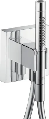 Produktbild von Hansgrohe Axor Starck Organic Schlauchanschluss und Brausehalter Chrom