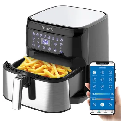 Productafbeelding van Air Fryer - Airfryer Oven - Heteluchtfriteuse - 5.5L - 1700W - 220-240V - PFAS-vrij - 360 Luchtcirculatie