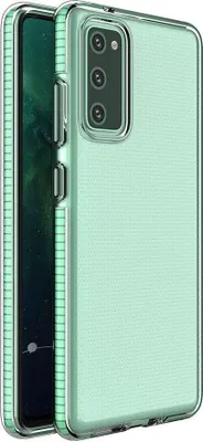 Obrázok produktu pre Puzdro Spring clear TPU pre Samsung Galaxy A02s - Zelená KP10506
