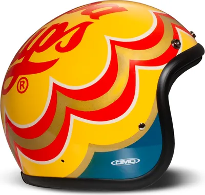 Produktbild von Jet Helm Cafe Racer DMD RETRO Candy Gelb Glanz größe XS