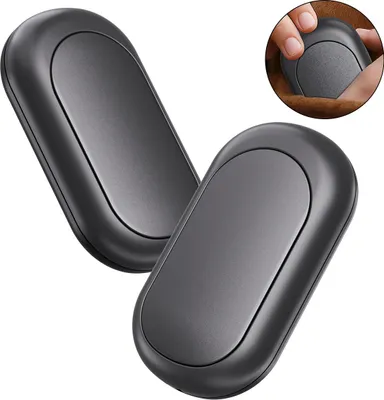 Produktbild von Wiederaufladbare Handwärmer Zweierpack – USB-C, 3 Stufen, 24h Wärme, tragbar für Outdoor & Alltag