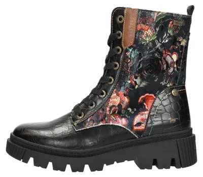 Produktbild von Mustang Veterschoenen Hoog Veterschoenen Hoog - zwart - Maat 42