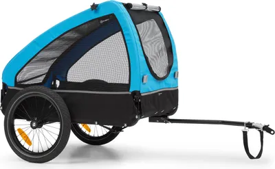 Produktbild von Klarfit príves na bicykel pre psov, 250L skladací, 600D Oxford Canvas, do 45 kg