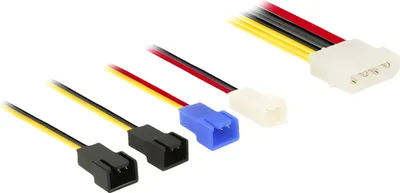 Zdjęcie produktu dla DeLOCK 85516, 0,2 m, Molex (4-pin), Męska, Męska, Prosty, Prosty