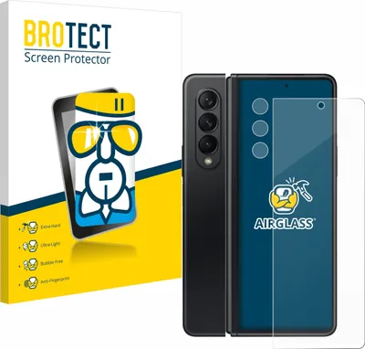 Produktbild von BROTECT Schutzglas für Samsung Galaxy Z Fold 3 5G (Display+Kamera) Schutzfolie Panzer Folie Glas Display Schutz klar