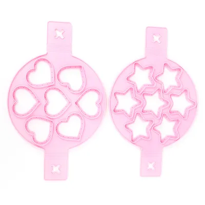 Imagen del producto de Molde para tortitas en forma de anillo, máquina para hacer tortitas, utensilio para hacer huevos, aro para huevos, molde para huevos, aro para sartén para huevos