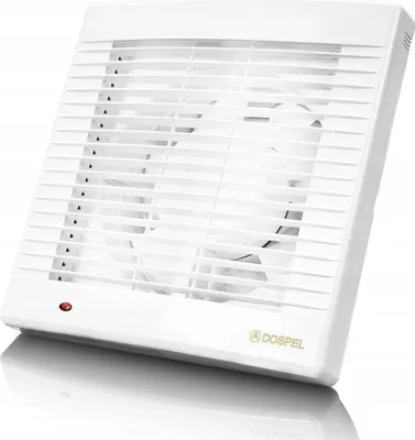 Produktbild von Dospel | Badlüfter - Wandlüfter - Ventilator Ø 150 mm - Weiß - Energiesparend - Mit Timer und Zugschalter - Leise und Effizient