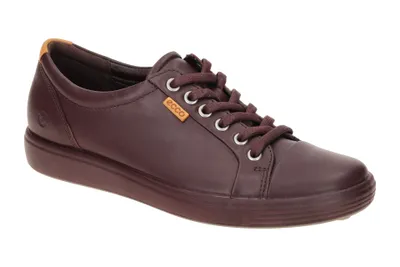 Produktbild von Ecco SOFT 7 LADIES Damenschuhe - sportliche Schnür- Halbschuhe rot Freizeit