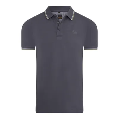Produktbild von Mario Russo Poloshirt Edward – Herren-Poloshirt – Poloshirts für Herren – Baumwolle – Anthrazit – 4XL
