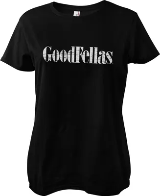 Produktbild von Goodfellas Cracked Logo Girly Tee - XX-Large - Black