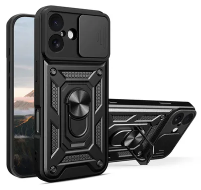 Zdjęcie produktu dla Nakładka Defender Slide Do Iphone 17 6,3" Czarna