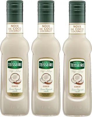 Produktbild von Mathieu Teisseire Getränke-Sirup Cocos 0,25L (3er Pack)