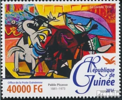 Produktbild von Briefmarken Guinea 2016 Mi 11552 (kompl. Ausgabe) postfrisch Pablo Picasso