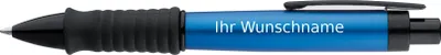 Produktbild von Kugelschreiber mit Gravur / aus Aluminium / Farbe: metallic blau