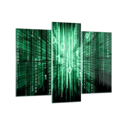 Produktbild von Bilder auf glas - Abstrakt zusammenfassungszahlen - 130x100cm - Glasbilder - Wandbilder - Kunstdruck - Wanddekoration aus Glas - Glas Bilder - Wandbild auf Glas - GCB130x100-2290