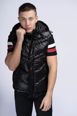 Immagine prodotto di Gilet da uomo con cappuccio ALLERSTON Nero XXL Lonsdale