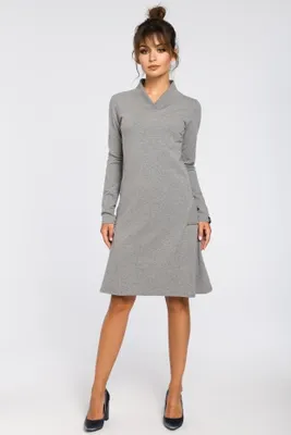 Produktbild von BeWear Minikleid für Frauen Lonoh B044 grau XL