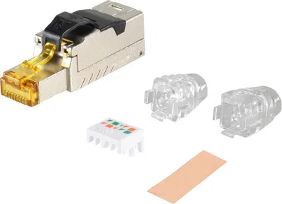 Produktbild von cat. 8.1 feldkonfektionierbarer Metall-Stecker