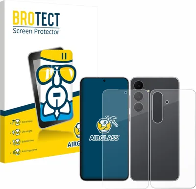 Produktbild von BROTECT Schutzglas für Samsung Galaxy S25 FE (Display+Rückseite) Schutzfolie Panzer Folie Glas Display Schutz klar