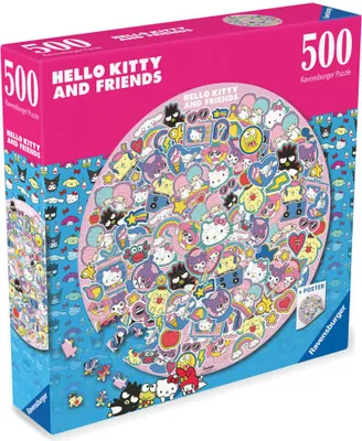 Immagine prodotto di Round puzzle 500 p A whirlwind of sweetness / Hello Kitty