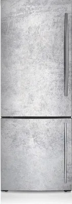 Produktbild von Magnetfolie Magnete Küche Kühlschrank Dekoration 60x205 cm - Weißer strukturierter Beton