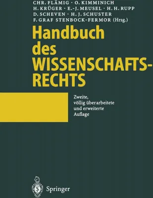 Produktbild von Handbuch des Wissenschaftsrechts