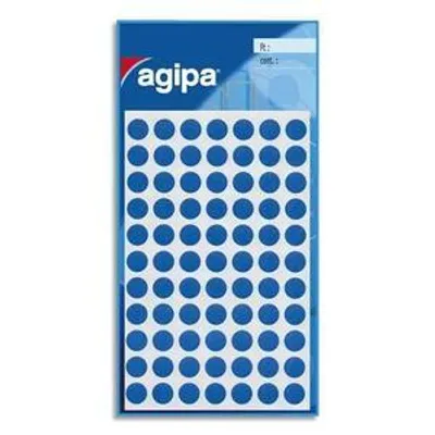 Produktbild von Mehrzwecketikett Apli 111832 - - DurchmesserPermanent Kleber - Ring - Blau - 77 / Blatt - 462 / Box