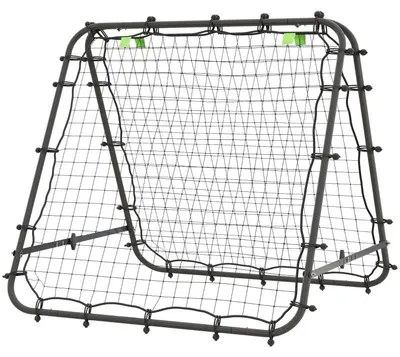 Obrázek produktu pro Skládací odrazová stěna pro fotbal – tréninkový nástroj | Barva: černá | Rozměry: 95 x 100 x 90 cm