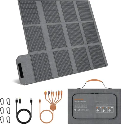 Obrázek produktu pro Solární panel, přenosný, vysoká účinnost, 120 W solární panel