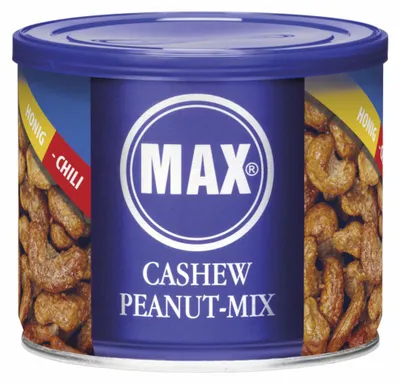 Obrázek produktu pro MAX Směs kešu a arašídů s medem, chilli, pražená a solená, balení 250g