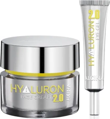 Produktbild von Alcina Hyaluron Set - Gesichtscreme 50 ml + Augen-Gel 15 ml