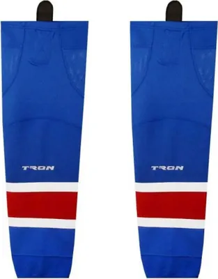 Obrázek produktu pro TRONX SK300 Juniorské hokejové ponožky, New York Rangers, Royal Blue, velikost: 24 palců