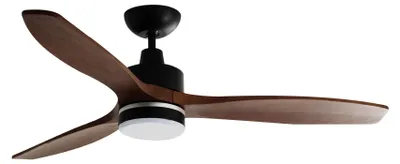 Produktbild von Energiespar Deckenventilator mit LED Beleuchtung und Fernbedienung Notos 132 cm