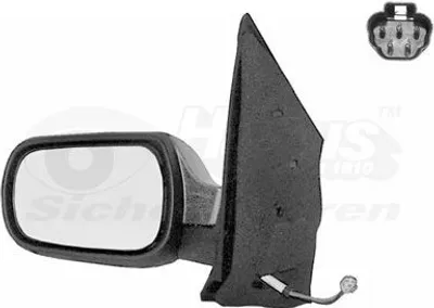 Immagine prodotto di VAN WEZEL 1805817 Specchietto esterno sinistro per FORD Fiesta Mk5 hatchback (JH1, JD1, JH3, JD3) convesso riscaldato con primer