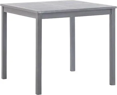 Immagine prodotto di Panchina da giardino 80x80x74 cm in legno massello di acacia grigio