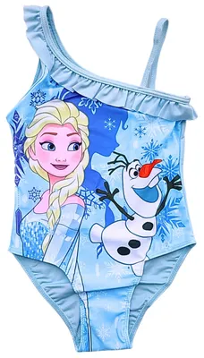 Produktbild von Badeanzug mit Rüschendetails Disney Frozen Hellblau 98-104 cm