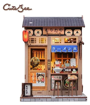 Image de Maison miniature à faire soi-même Morita-Ya avec LED