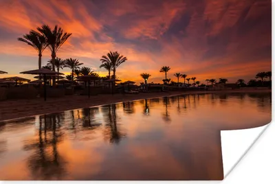 Produktbild von MuchoWow® Poster Ägypten bei Sonnenuntergang 180x120 cm - Fotoplakat