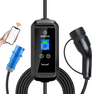 Produktbild von Reiseladestation für Elektrofahrzeuge - 7,2 KW, Typ 2, Bluetooth, WiFi, 5m, mobile App