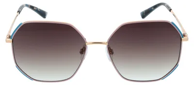 Produktbild von Bulget BG3325 Sonnenbrille Damen Metall Rosa 58-16-142