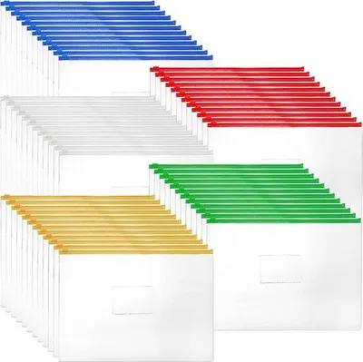 Produktbild von Famanu Ritsmappen 60er-Pack - A4, 5 Farben