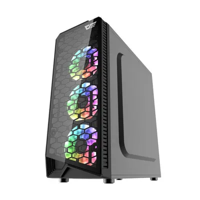 Image de darkFlash Kompiuterio korpusas  Darkflash Water Square ATX PC Case/Honeycomb design