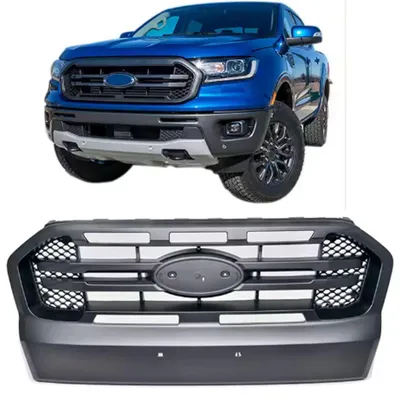 Zdjęcie produktu dla Grill przedni, czarny, do samochodu Ford Ranger T7, rocznik 2016-2019