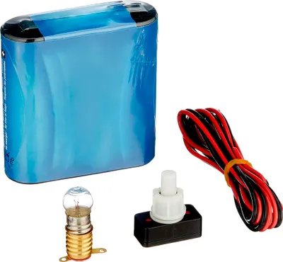 Obrázek produktu pro Jupiter (324620) - Školní elektrická sada, sada pro školu, 4,5V baterie, 220V vypínač, kabel a žárovka.