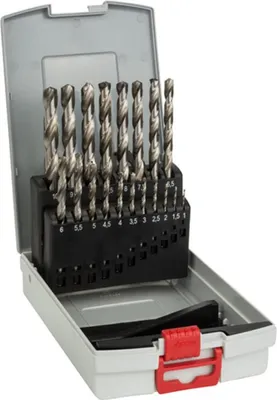 Immagine prodotto di Bosch 2608587013 Bosch Metallbohrer-Set HSS-G mit Box 19 tlg. 1,0-10,0 mm