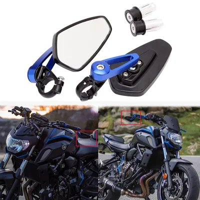 Produktbild von Universelle Rückspiegel für Motorräder – Blau