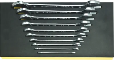 Image de Jeu de clés à fourche double Stahlwille TCS10/10,6X7-24X27MM