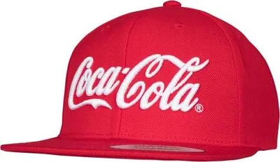 Produktbild von Merchcode Cap Coca Cola Logo Snapback Red